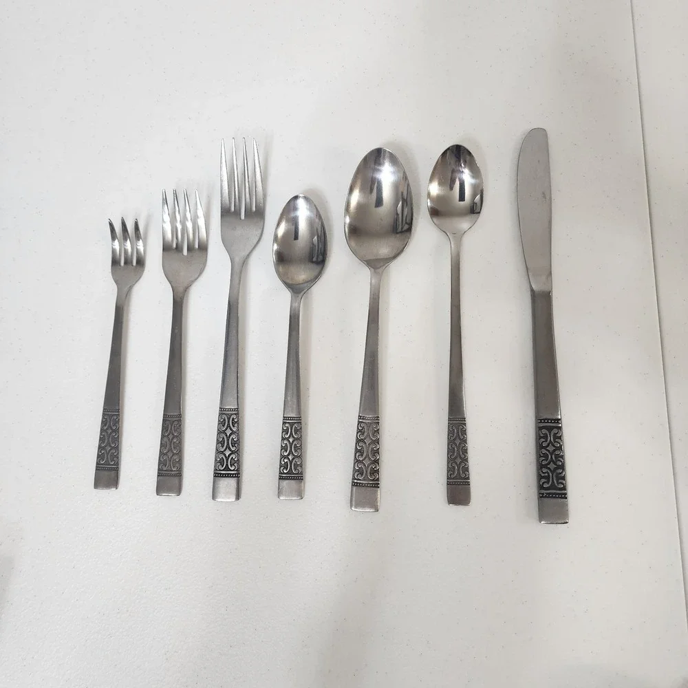 Vintage Rogers Co. Stainless Flatware Korean 